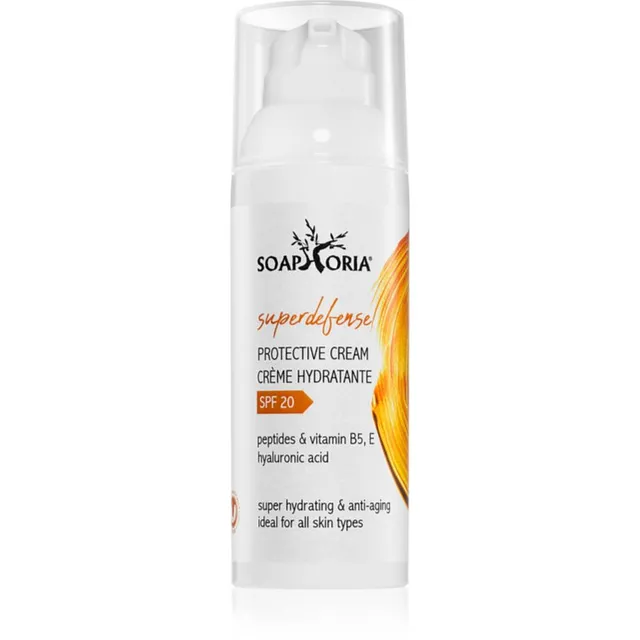 Soaphoria SuperDefense Niisutav ja kaitsev kreem peptiididega SPF 20 50 ml