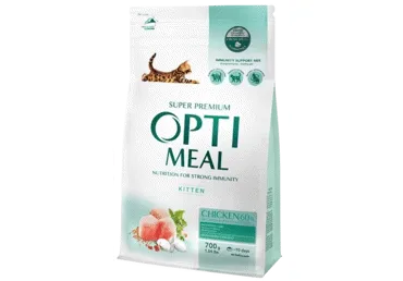 Kuivtoit kassidele kana OPTIMEAL 700g