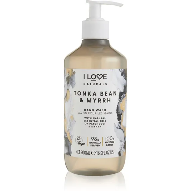 I Love Naturals Tonka Bean & Myrrh Käteseep 500 ml