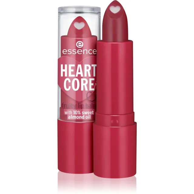 essence HEART CORE Huulepalsam varjund 01 Cherry 3 g