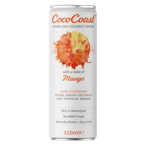 Gaseeritud kookosvesi Mango, , 320 ml