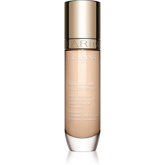 Clarins Skin Illusion Hydrating Foundation Täielikult kattev jumestuskreem varjund 100.5W 30 ml