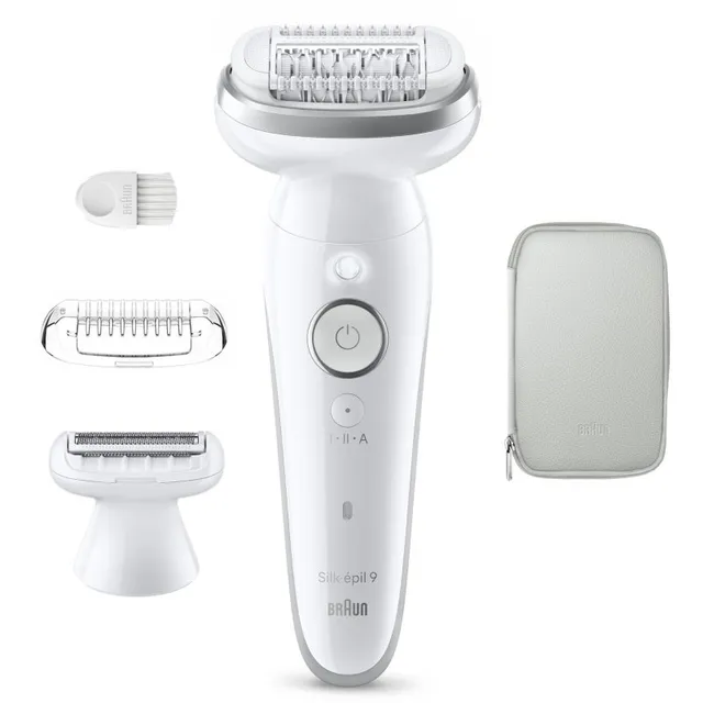 Braun Silk-épil 9 9-030 täielikult painduva peaga epilaator märjaks ja kuivaks raseerimiseks 1 tk