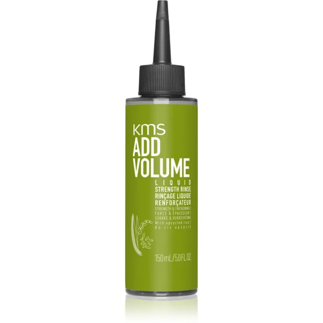 KMS Add Volume Liquid Strength Rinse Juuksehooldus nähtavalt hõredatele juustele 150 ml