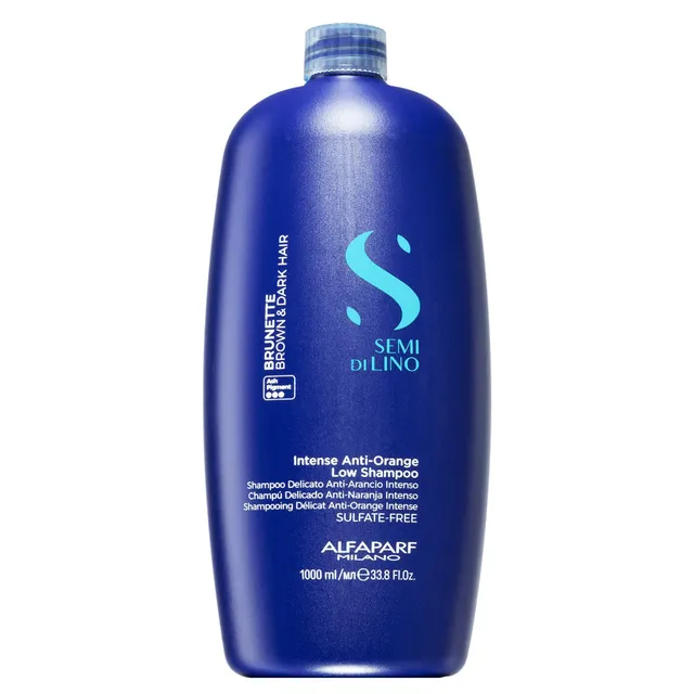 ALFAPARF Semi Di Lino Brunette Intense Anti-Orange Low Shampoo 1000ml