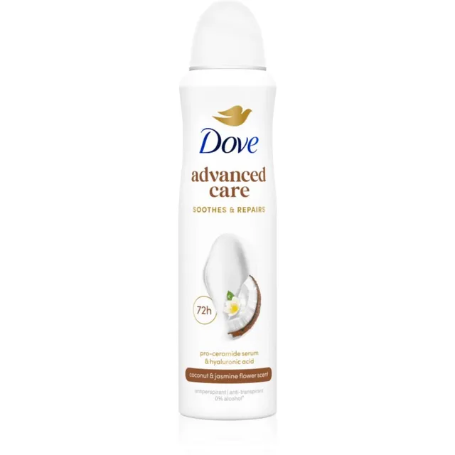 Dove Advanced Care Coconut & Jasmine Flower Scent Antiperspirant pihusti 150 ml