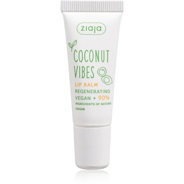 Ziaja Coconut Vibes Huulepalsam taastava toimega 10 ml