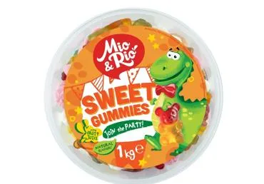 Kummikommid puuv.mix MIO&RIO 1000g