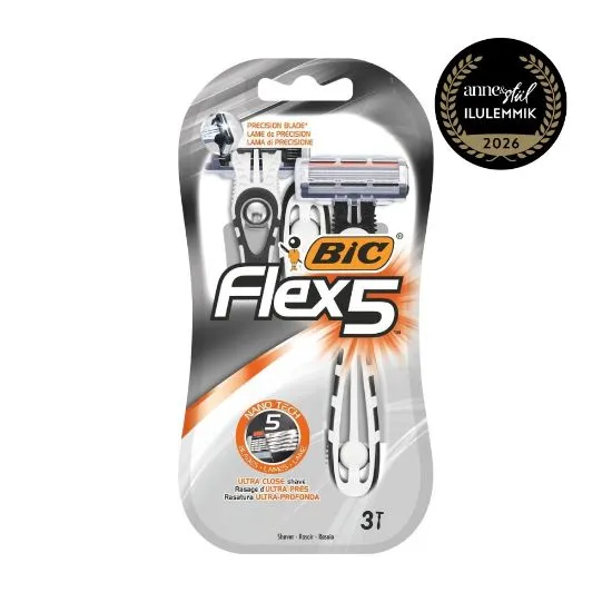 Bic raseerija Flex 5, 3tk
