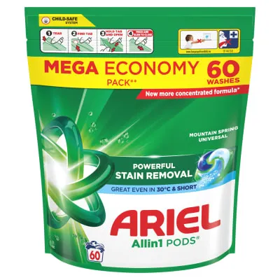 Pesukapslid Ariel Mountain Spring 60tk