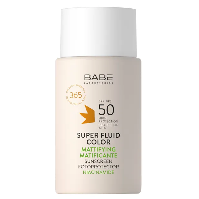 BABE Super Fluid Color Mattifying Sunscreen SPF50 50ml
