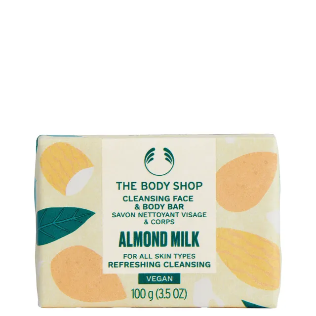 THE BODY SHOP Almond Milk Cleansing Face & Body Bar 100g