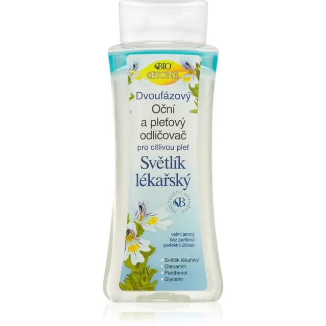 Bione Cosmetics Eyebright Kahefaasiline meigieemaldaja näole ja silmadele 255 ml