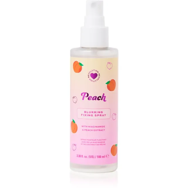 I Heart Revolution Peach Mattifying Fixing Spray Matistav meigikinnituspihusti varjund Peach 100 ml