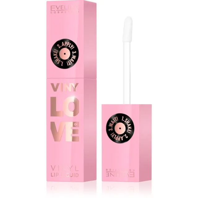 Eveline Cosmetics VINY LOVE Vinyl Lip Liquid Kauapüsiv vedel huulepulk varjund 01 4 ml