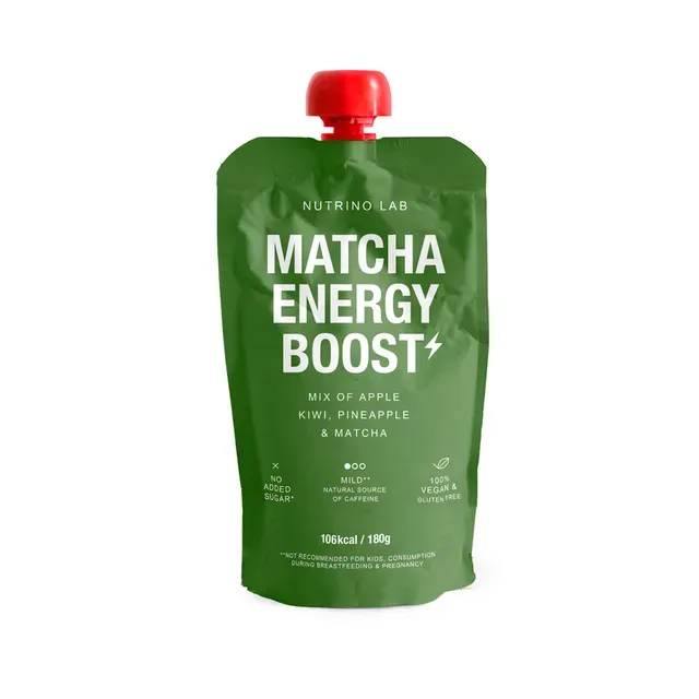 Matcha energia: õun, kiivi, ananass ja matcha, NUTRINO, 180 g