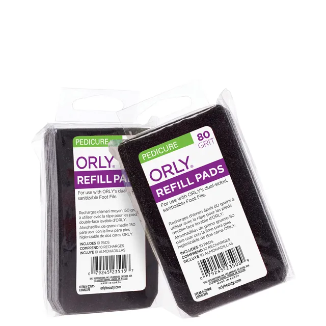 ORLY Foot File Pads Refill 80Grit 10pcs