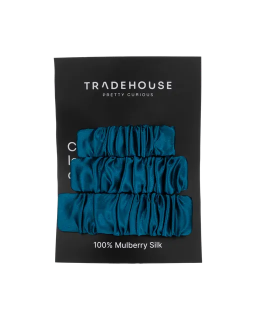 Tradehouse Pretty Curious 100% Mulberry siidist juukseklambrite komplekt