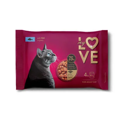 Kassitoit kalaga kastmes My Love 4x85g