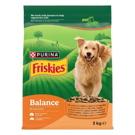Friskies kuiv koeratoit kana-veis 3kg