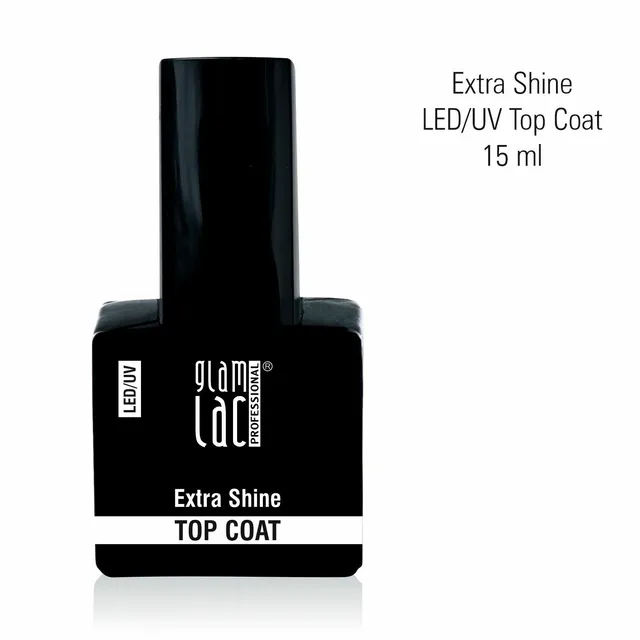 GlamLac LED/UV Top Coat Extra Shine