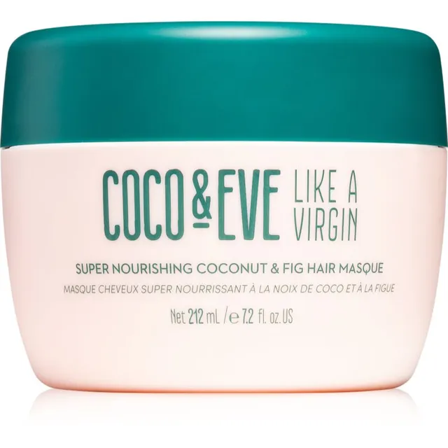 Coco & Eve Like A Virgin Super Nourishing Coconut & Fig Hair Masque Suvatoitev mask säravate ja pehmete juuste jaoks 212 ml