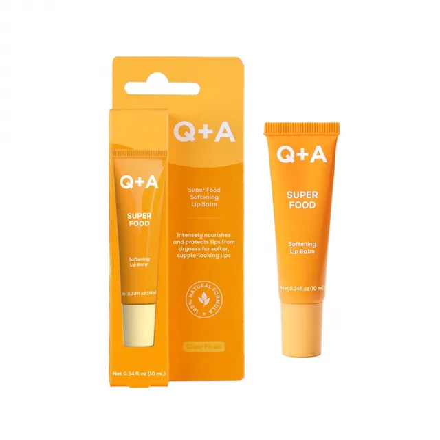 Q+A Super Food pehmendav huulepalsam 10 ml