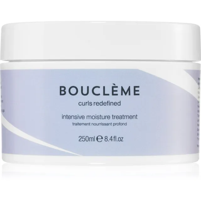Bouclème Curl Intensive Moisture Treatment Niisutav ja toitev hooldus sära lisamiseks lainelistele ja lokkis juustele 250 ml