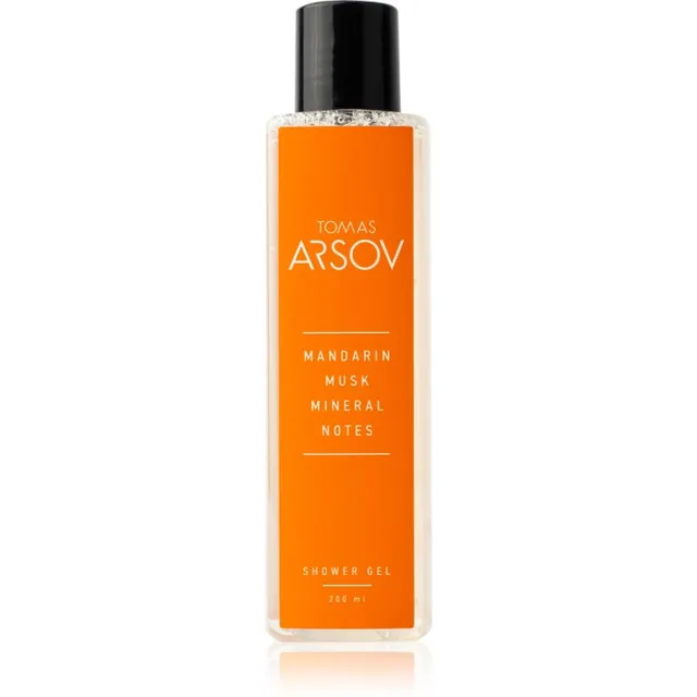 Tomas Arsov Mandarin Musk Mineral Notes Shower gel Lõhnastatud dušigeel lõhn Mandarin 200 ml
