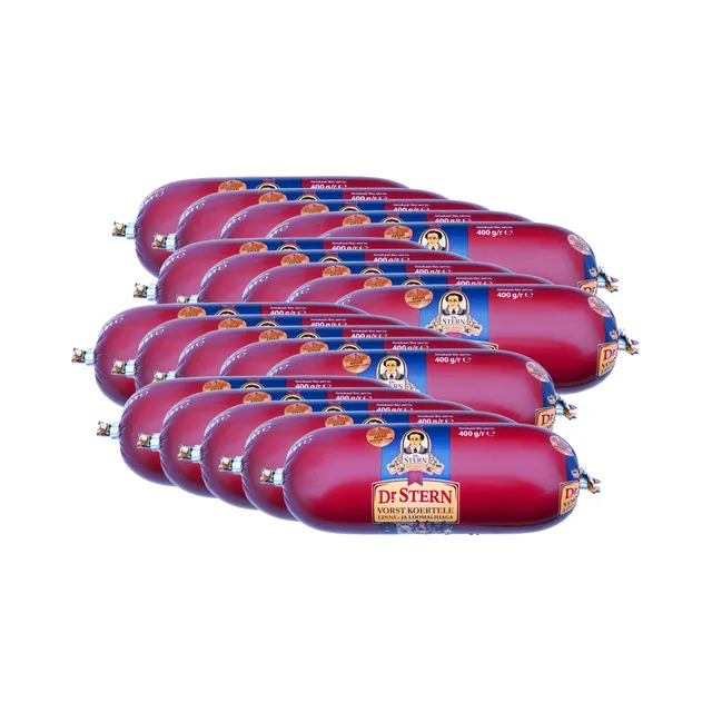 HULGI Koeravorst linnu ja loomalihast 20tk, DR.STERN, 20 x 400 g