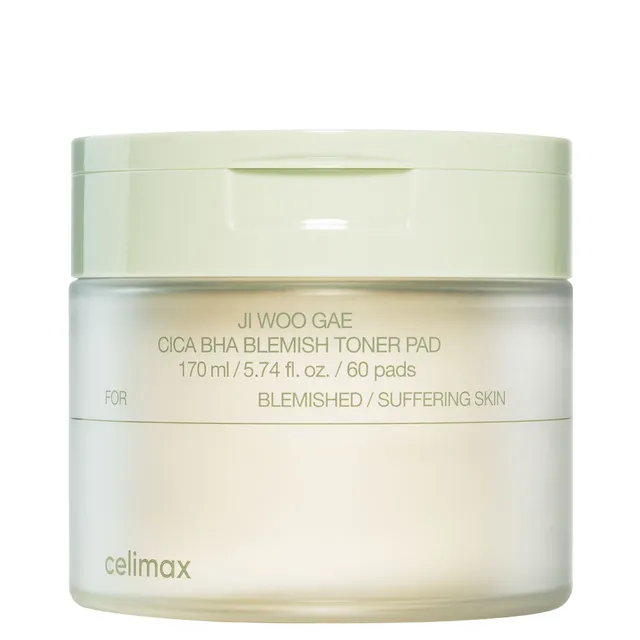 CELIMAX Ji Woo Gae Cica BHA Blemish Toner Pad 60pcs
