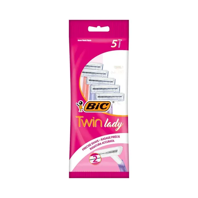 Raseerijad Lady 2 Aloe + Vitamin, BIC, 5 tk