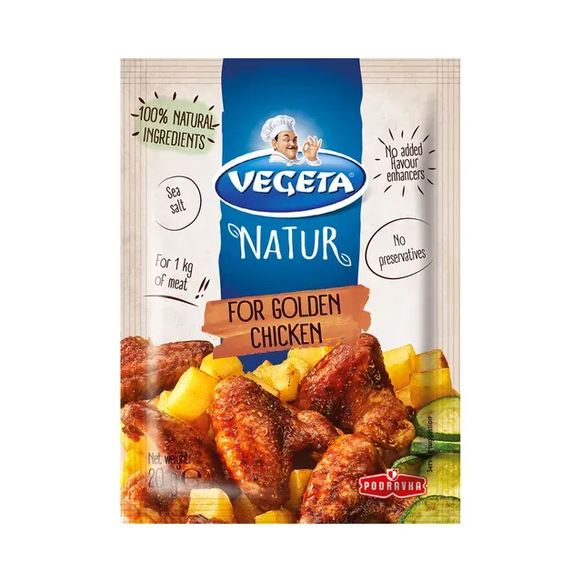 Maitseaine Vegeta Natur kuldsele kanale, PODRAVKA, 20 g