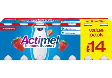 Jogurtijook ACTIMEL maasika 14x100g