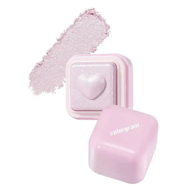 COLORGRAM Milk Bling Heartlighter No.02 Pink Heart 2.2g
