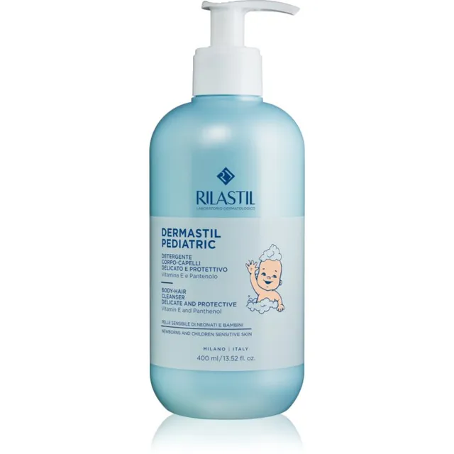 Rilastil Dermastil Pediatric Mahe dušigeel ja šampoon lastele 400 ml