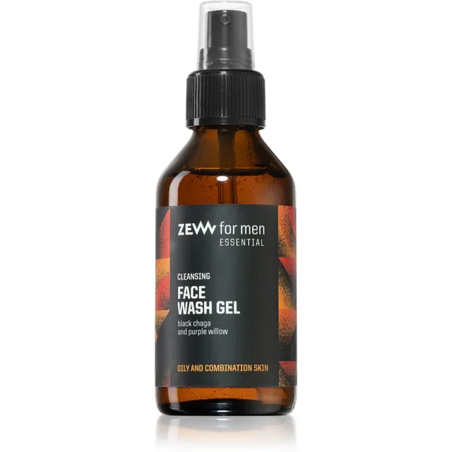 Zew For Men Essential Face Wash Gel Puhastav geel rasusele ja kombineeritud nahale meestele 100 ml