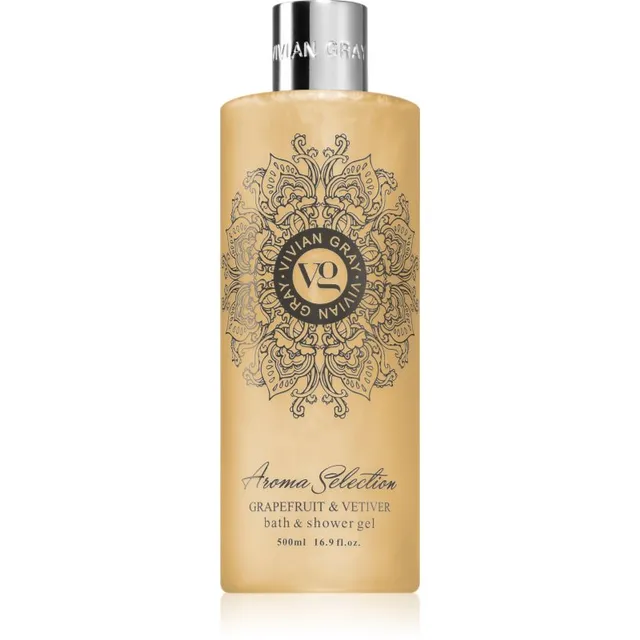 Vivian Gray Aroma Selection Grapefruit & Vetiver Duši- ja vannigeel 500 ml