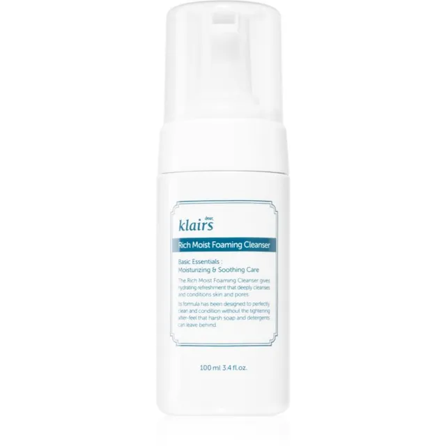 Klairs Rich Moist Foaming Cleanser Puhastav vaht niisutava toimega 100 ml