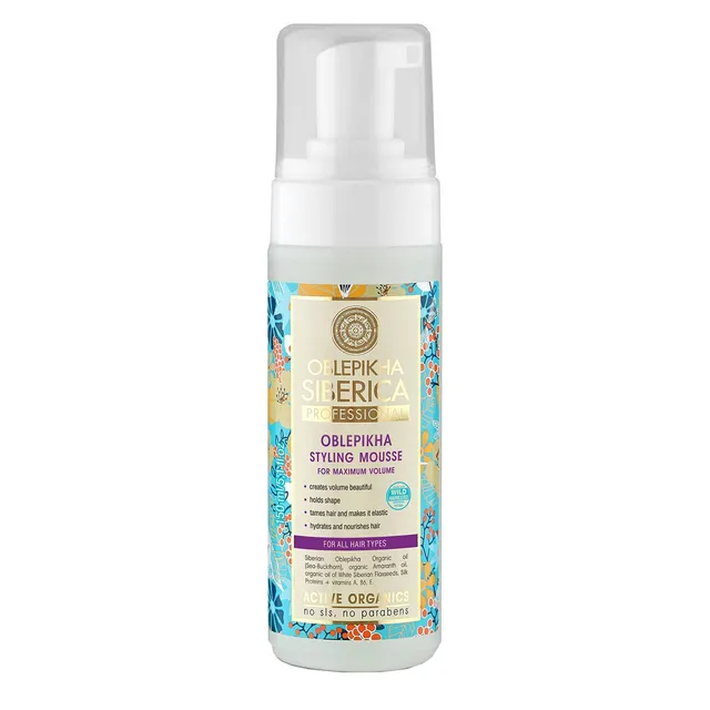 NATURA SIBERICA Oblepikha Styling Mousse For Maximum Volume 150ml