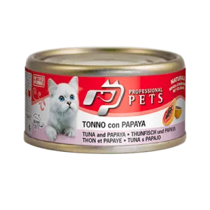 Professional Pets tuunikala ja papaiaga kassikonserv 70g