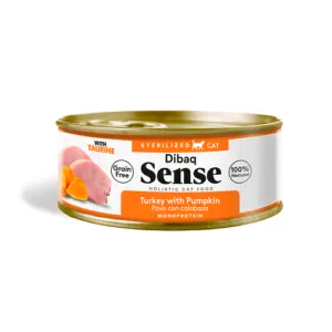 Dibaq Sense teraviljavaba kalkuni konserv steriliseeritud kassile 70g