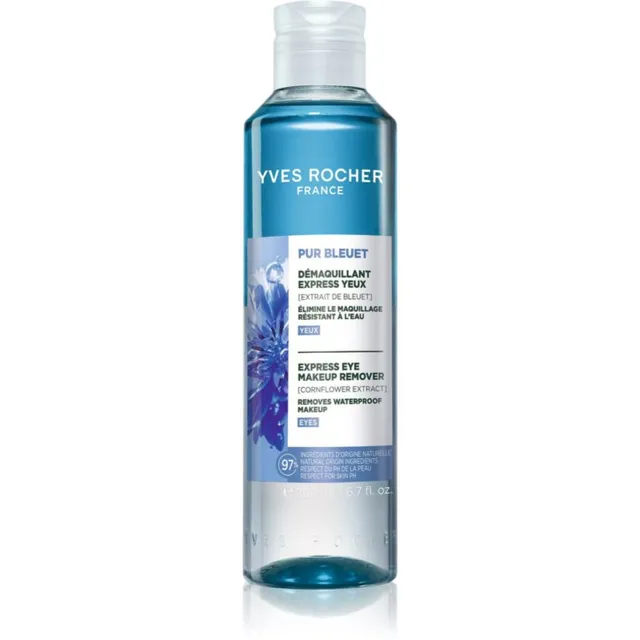 Yves Rocher Pur Bleuet Kahefaasiline silmameigi eemaldaja 200 ml