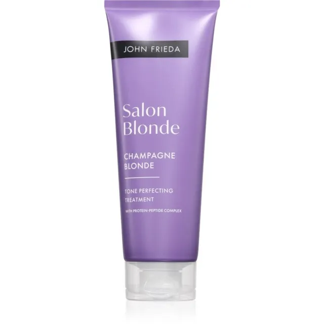 John Frieda Salon Blonde Tone Perfecting Treatment Toniseeriv kreem juuksevärvi elavdamiseks varjund Sparkling Wine 120 ml