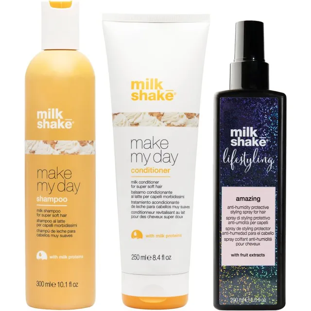 milk_shake® Make My Day Threepack komplekt säravate ja pehmete juuste jaoks