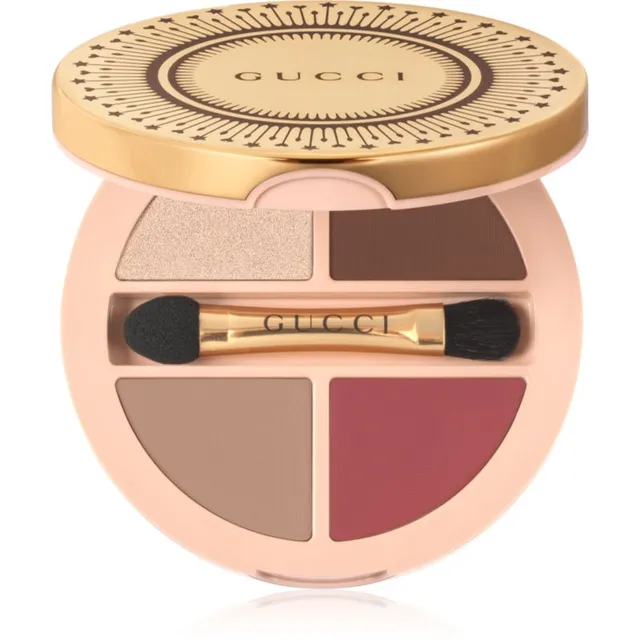 Gucci Gucci Beauty Palette de Beauté Quatuor multifunktsionaalne meik silmade, huulte ja näole varjund 01 Summerina Brown 6.1 g
