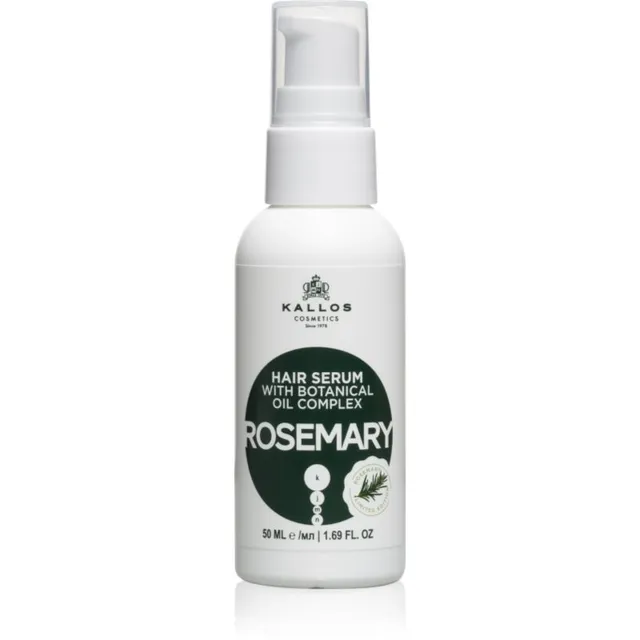 Kallos KJMN Professional Rosemary Taastav ja kaitsev õli kahjustatud juustele ja lõhenenud otstele 50 ml