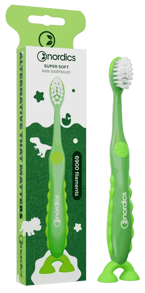 Hambahari lastele DINO GREEN