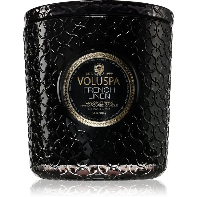 VOLUSPA Maison Noir French Linen lõhnaküünal 850 g