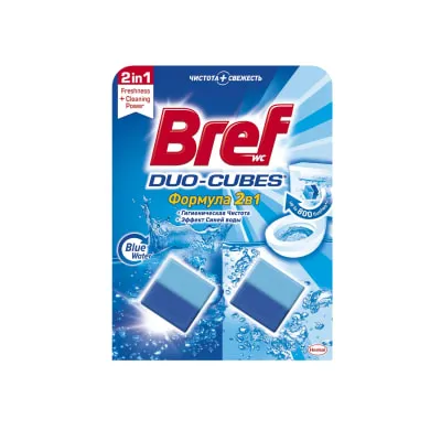 WC loputuskasti kuubikud Bref duo 2x50g